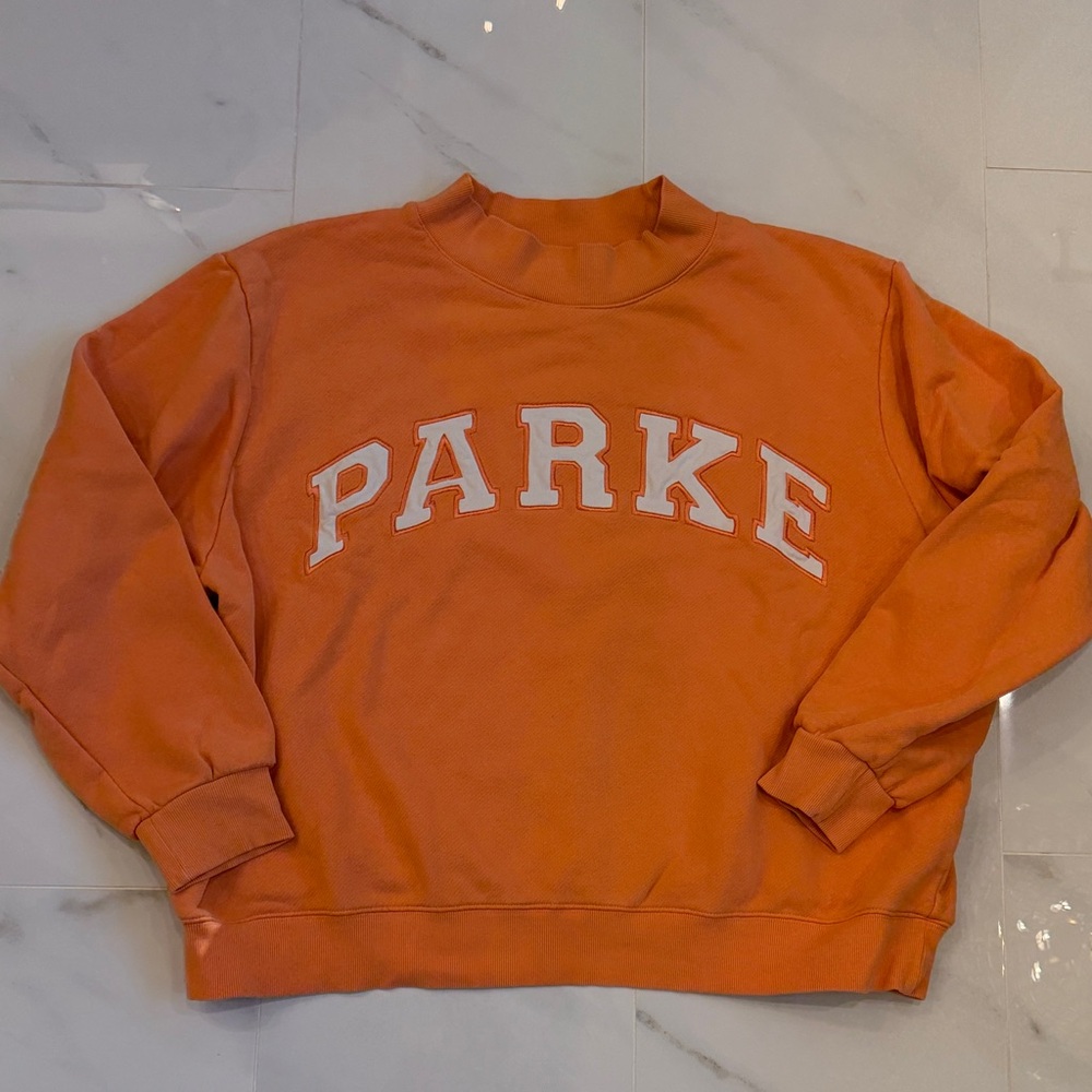 Parke mock neck Creamsicle Slumerland collection-